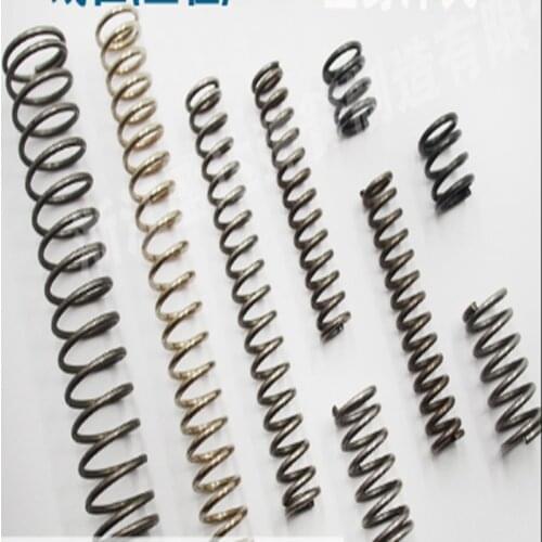 10pcs Wire diameter 1mm small pressure spring compression outer diameter 10mm