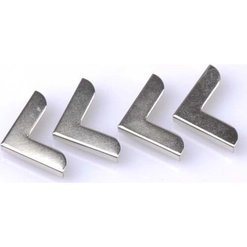 Wholesale 40pcs silver metal Book Scrapbooking Album Menu Folder Corner Protectors Corner For Photo Album DIY 20x20x3mm cp1579