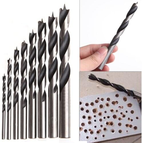 8Pcs/Set 3MM-10MM HSS Drill Bits Kit For Woodworking Metal Wood Tools New