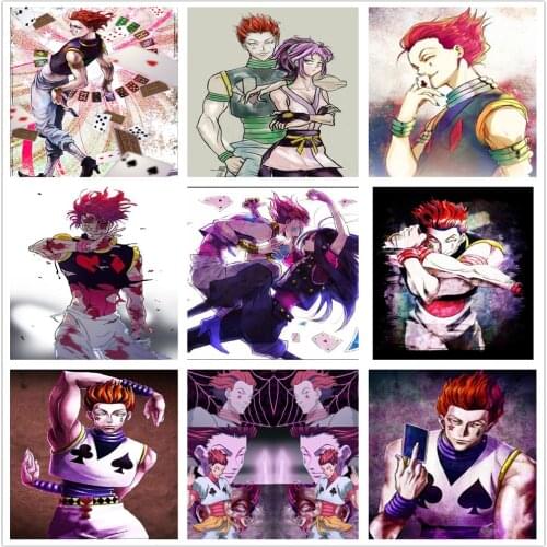 5D DIY Diamond Painting "Hunter X" Hunter Anime Cross Stitch Kit Embroidery Full Drill Mosaic Picture Art Home Decoration Gift
