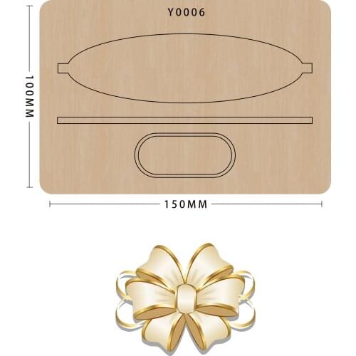 Bow Cutting Dies Scrapbooking Diy Handmade Crafts Making Decor Supplies Dies Template