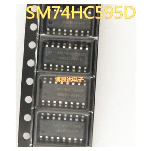 Free Shipping 100pcs 74HC595 74HC595D SN74HC595D SOP-16