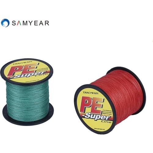 Two for one!! 4 strands 100M 10-100LB PE Braided fishing Line Super Strong Great Value Multifilament Line Fishing Tackle Sunbang