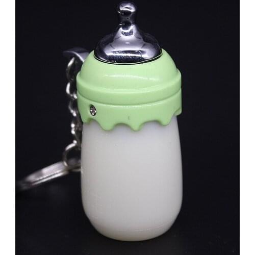 Personalized Milk Bottle Charging Open Flame Lighter Wedding Creative Novel Small Crafts Butane Gas Household Smoking Accessory