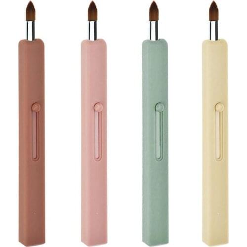 Makeup Lip Brush Portable Retractable Lip Brush With Lid Brush Soft Handle Lip Brush Brush Makeup Brush Tool