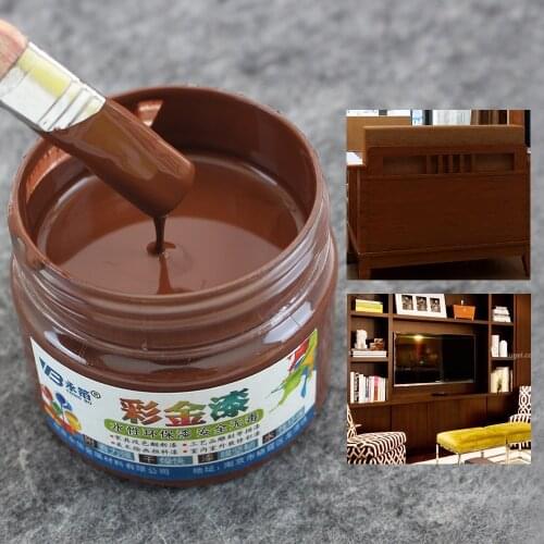 Brown Acrylic Paint Is Water Color Painting Metal Furniture Rust Corrosion Painting Brush for Wood Protection Wholesale