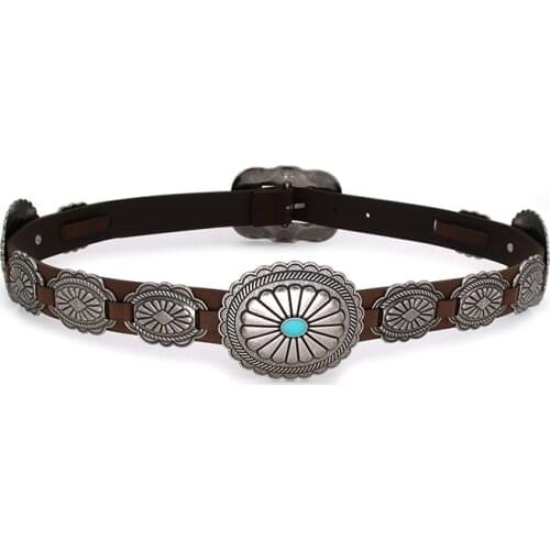 Fashion PU leather belt Wild cowboy belt Western Buckle style hip hop rock Jeans strap metal big buckle belt BL516