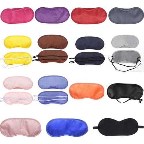 Sleeping Eye Mask Eyeshade Cover Shade Eye Patch Women Men Soft Portable Blindfold Travel Eyepatch 1Pcs