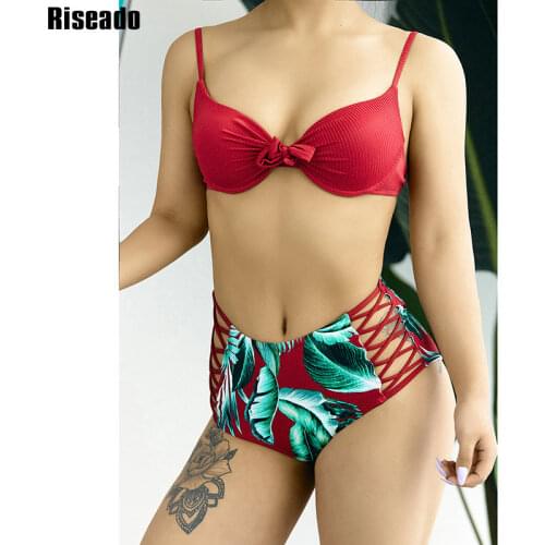 Красные купальники Riseado China At AliExpress