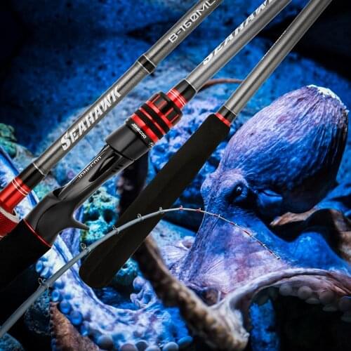 Octopus fishing rod with sensitive tip boat fishing rod for jigging rod 1.6m/1.75m powerful for big fish
