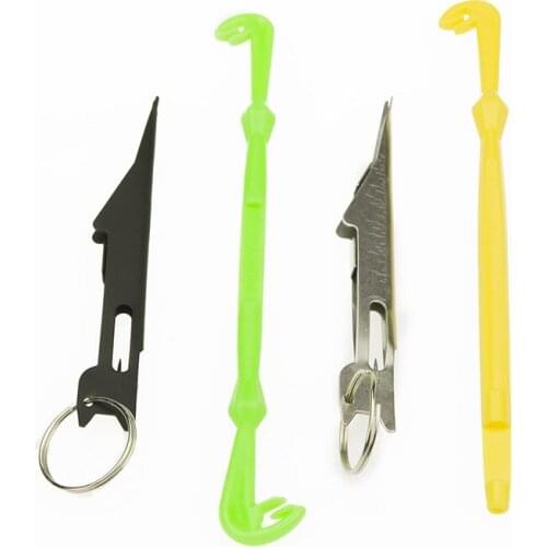 Fishing Universal Fly Nail Knot Tying Tools Hook Remover Quick Knot Tying Loop Knot Tyer Tool and Carabiner Clip pesca