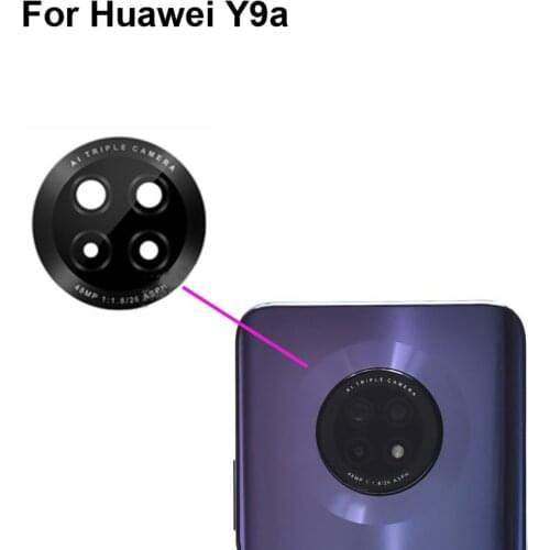 High quality For Huawei Y9A Back Rear Camera Glass Lens test good For Huawei Y9a Y9 A Replacement Parts For Huawei Y 9a