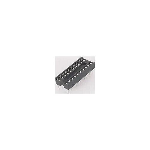 YYT 24PCS/Stick DIP-20 socket, square hole seat,IC Block, 20P socket, the chip base
