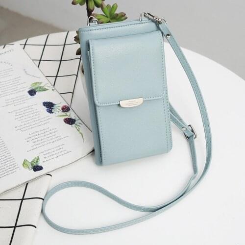 Women Fashion PU Crossbody Bags Multifunctional Mini Shoulder Bag Long Wallet Phone Card Bag Lady Messenger Bags Handbag XB247