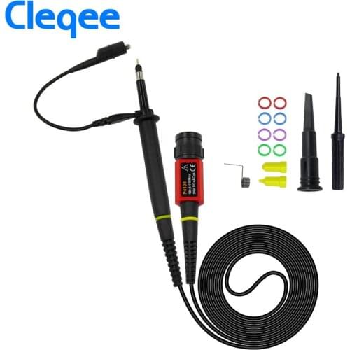Practical Cleqee P4100 1PCS Oscilloscope Probe 100:1 High Voltage Withstand 2KV 100MHz for Oscilloscope owon liliput wholesale