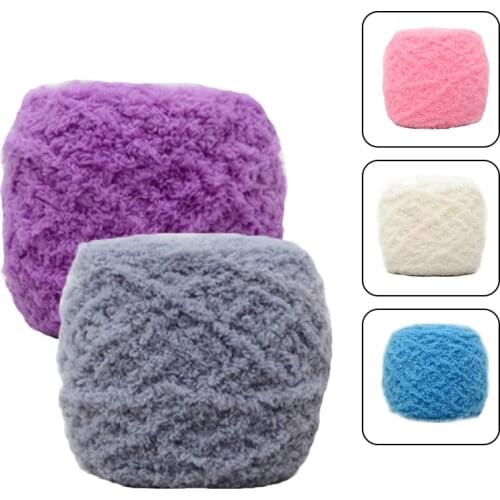 100g Coral fleece yarn towel yarn scarf thick baby cashmere yarn knitting specials DIY knitting weaving wools Sewing Supply