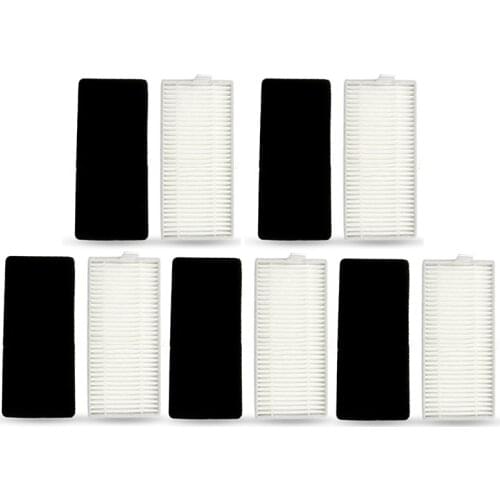 5Pcs Vaccum Cleaner Filters + Sponge For CONGA EXCELLENCE 990 5040 Mamibot Exvac660 Parts Accessories