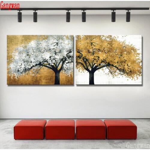 Money tree diamond painting,Diamond Embroidery sale,5D,DIY,Cross Stitch kits,Mosaic Diamond plant,christmas gift,2pcs home decor