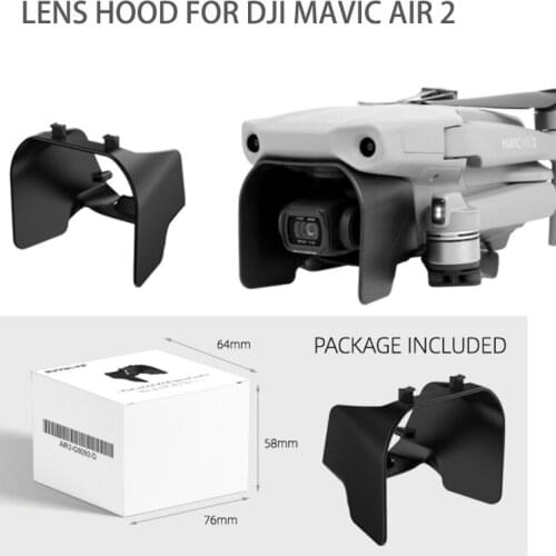 DJI Mavic Air 2 Anti-glare Lens Hood Gimbal Protective Cap Lens Cover Sunshade Accessories For Mavic Air 2