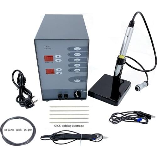 220V Stainless Steel Spot Laser Welding Machine Automatic Numerical Control Touch Pulse Argon Arc Welder for Soldering Jewelry