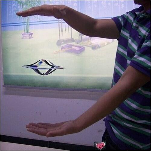 Free shipping 1set of Magic Floating UFO Prank Joke Gag Practical Trick Novelty toys Cool Magician Halloween party supply gifts