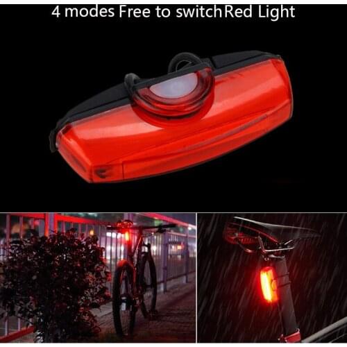 120 Lumens USB Rechargeable Rear light Waterproof Bike Light LED Taillight Easy To Install Road Cycling Safety MTB Flashlight