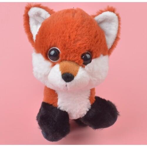 18cm FOX Lovely Stuffed Plush Toy Animals Gift Kids Soft Stuffed Simulation Animal Plush Toy Doll Photography Kids Birthday