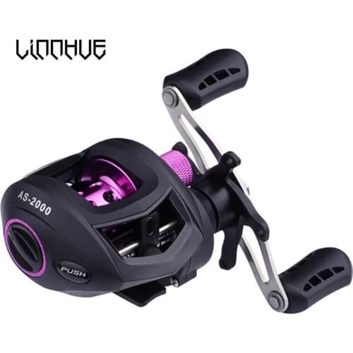 New Metal Baitcasting Reel High Speed 7.0:1 12+1BB Fishing Reel Left Right Hand Adjustable Brake System 5.5kg Drag Fishing Reels