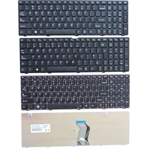 New US/UK black/Purple Laptop Keyboard for Lenovo G580 Z580A G585 Z585 G590 Z580