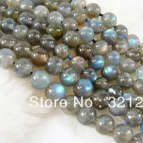 Natural 6mm charming faceted round black labradorite stone loose Beads beautiful women jewelry making 15'' GE1200