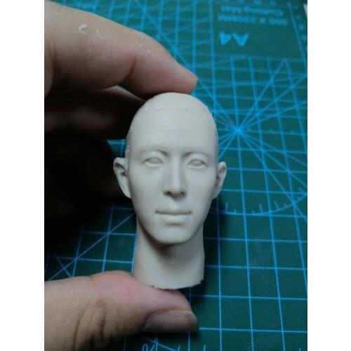 1/6 Scale Bae Yong Joon Unpainted Head Model Male Sculpt for 12''Figure Body DIY