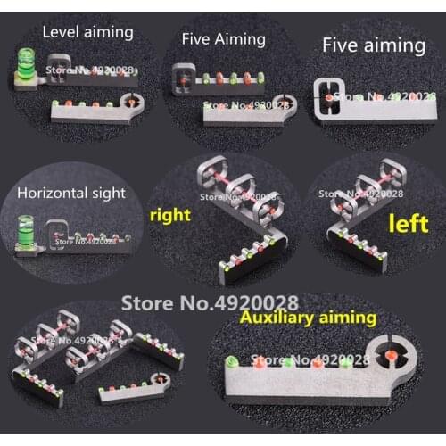 Slingshot accessories 1 set of slingshot sights horizontal aiming / five aiming / sniping aiming for different slingshots2019