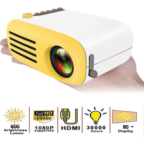 YG200 Mini Portable High Definition Household Projector Home Theater Multi-media