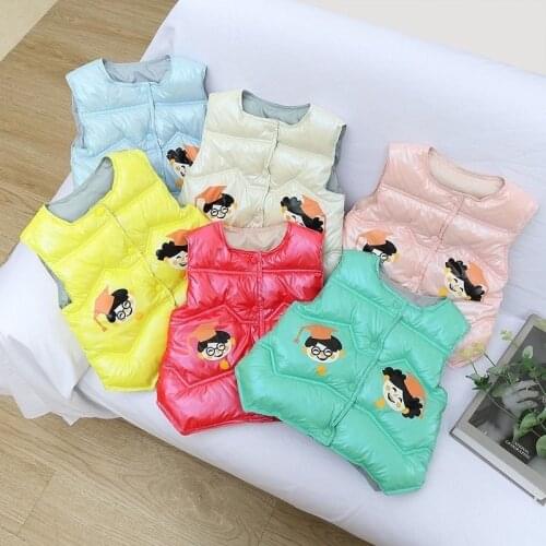 Vest wild female baby vest winter winter new baby vest warm vest men and women baby Keep warm