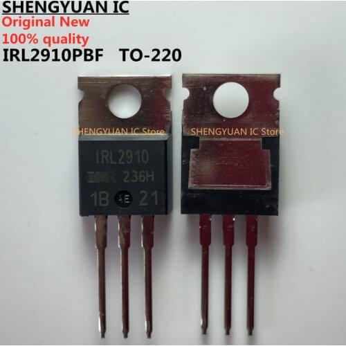 10 pcs/lot IRL2910PBF IRL2910 Trans MOSFET N-CH Si 100V 55A 3-Pin(3+Tab) TO-220AB Tube 100% new imported original 100% quality