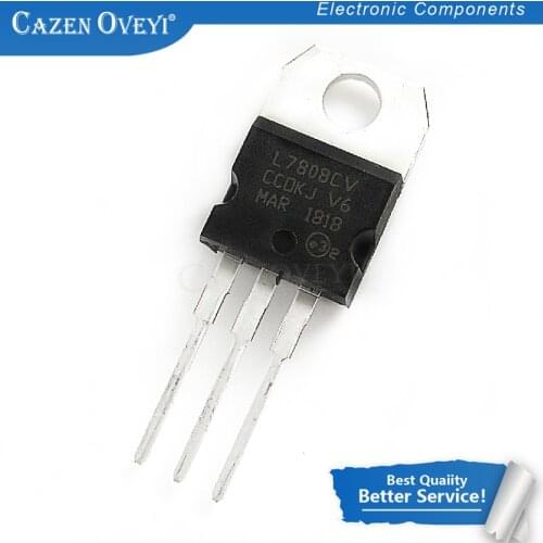 10pcs/lot L7808CV TO220 L7808 TO-220 7808 LM7808 MC7808 In Stock