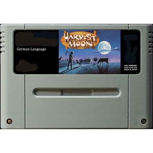 16Bit Games ** Harvest Moon ( German Version!! German Language!! )