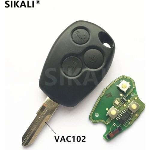 3 Buttons Car Remote Key for Megane Modus Clio Kangoo Logan Sandero Duster Chip PCF7946 or PCF7947, 433MHz for Renault