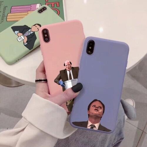 Michael Scott The Office Funny Humor 5 Soft Silicone phone Case for iPhone 11 12 Pro Max XS XR 8 7 6 6s Plus Cover Coque