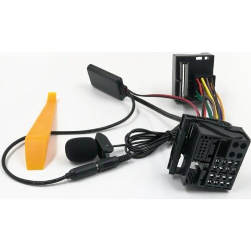 Biurlink For OPEL CD30 Mp3 CDC40 CD70 DVD90 HeadUnit Install Full Harness Plug Microphone Handsfree Bluetooth 5.0 AUX Adapter