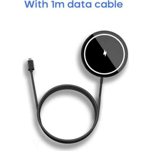 15W Magnetic Wireless Charger For IPhone 12 11 Pro Xs Max X Induction Fast Wireless Charging Pad For Samsung Xiaomi