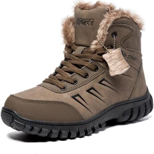 Men Shoes Outdoor Sports Tactical Male Boots Hiking Mountain Shoes Camping Climbing Waterproof Hiking Shoes Mens Winter Boots