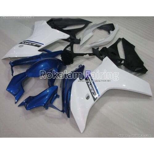 For Honda CBR600F 2011 2012 2013 CBR600 F CBR 600F 11 12 13 Blue White ABS Motorcycle Fairing Kit (Injection molding)