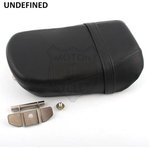 UNDEFINED Black Leather Motorcycle Cafe Racer Seat Passenger Seat Pad for Kawasaki Vulcan 650 VN650 2015 2016 2017 2018 up DDD01