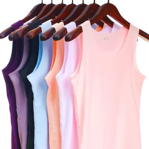 2021 New Summer Style Women Fashion Tank Top Camisole Cotton Slim Ladies Thin Vest Bralette Tight Sleeveless Vest T-shirt Whtie
