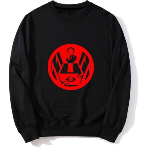 SCP Unisex Hoodies Sweatshirts Printing MTF Omega-7 Long Sleeve Solid Color Pullover Hoodie Sweatshirt Streetwear Tops