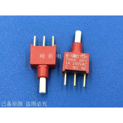 Original new 100% waterproof and dustproof 3pin normally open normally closed button key switch power reset light touch switch