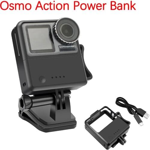 For DJI Osmo Action Sports Camera Portable Power Bank 2600mAh Quick Charge Charging USB Port Sports Power Adapter Accessories