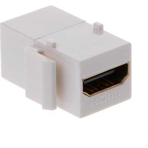 Drop Ship 1PC Keystone HDMI Connector HDMI Insert Coupler Slot Female To Female