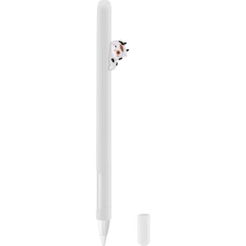 Cute Cat Silicone Protective Case Pouch Cap Holder Nib Cover For -Apple Pencil 2 B36C